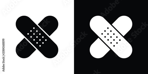 Medical patch icon