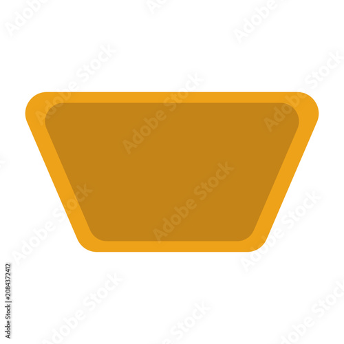 Billede på lærred Trapezium Icon Design