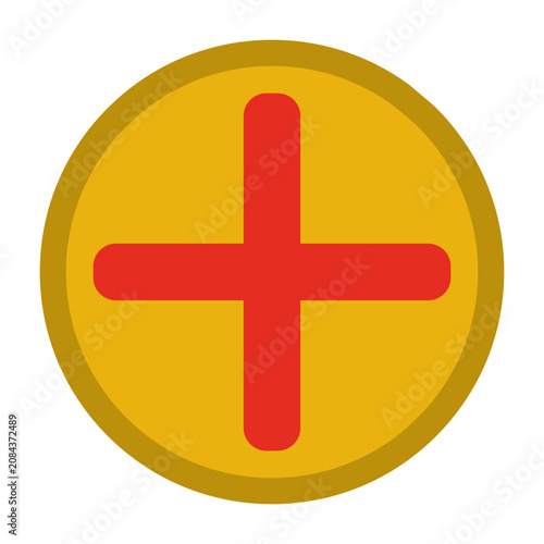 Foto Plus Icon Design