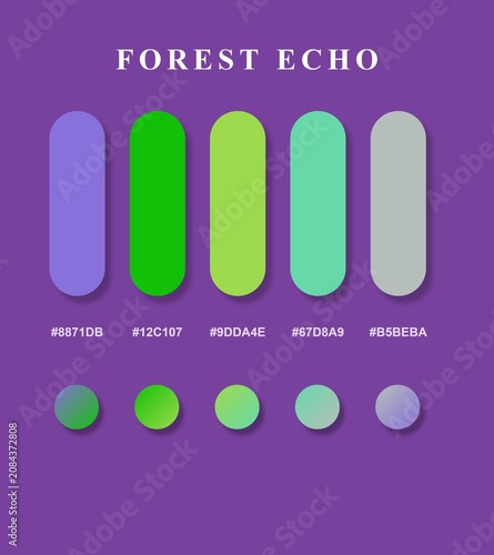 Purple Forest Color Palette Echo Graphic Design