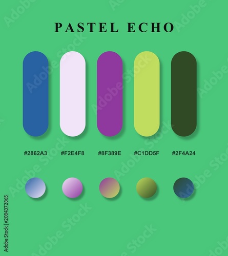 Pastel Color Palette Echo