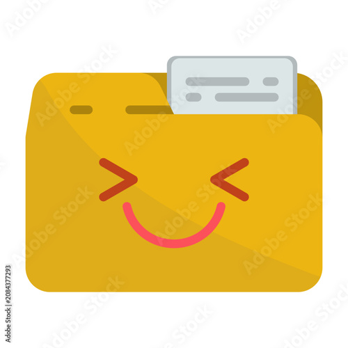 Foto Excited Icon Design