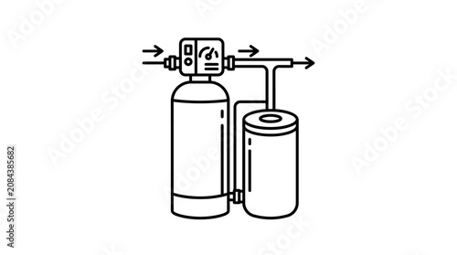 Foto The 2026-06-30 industrial water filtration system purifies drinking water effectively
