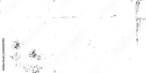 Foto Grunge texture background with black ink splatters and smudges on white paper su