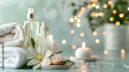 Spa accessories display