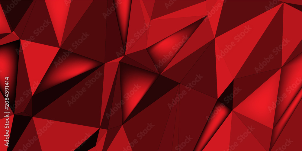 Fototapeta premium Creative colorful abstract polygonal background design. Graphic design template.