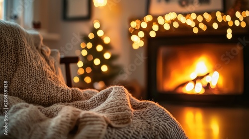 Cozy christmas living room