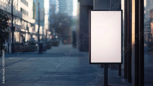 Blank billboard mockup
