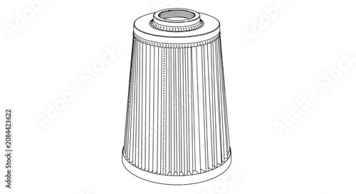 Fotografía Detailed view of air filter.