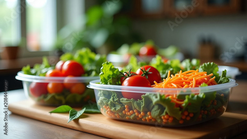 Creative design Healthy meal iteration prep containers with food storage lids and balanced meals ar