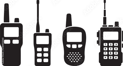Walkie-talkie_icons_on_white_bac.