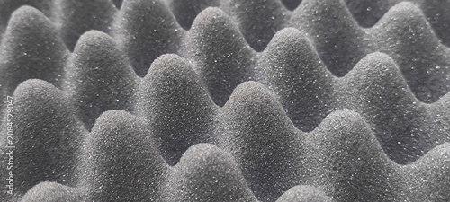 Tableau sur toile Materials that absorb sound waves instead of blocking them.