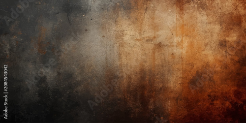 Tableau sur toile Grunge Old Wood Texture Background with Aged Brown Weathered Surface, Rustic Vin