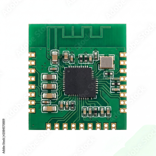Generic mechanical limit micro switch isolated on white.