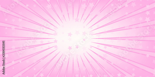Foto Background with pink gradient and concentrated lines interspersed with