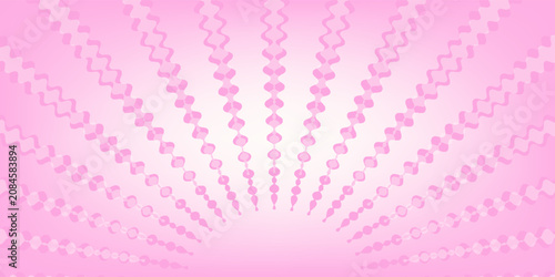 Cuadro en lienzo Background with pink gradient and concentrated lines interspersed with