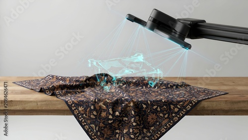 Automatic Scanning System for Traditional Batik Fabric Using 3D Laser Beam Sensors, Concept of Cultural Digitalization and Modern Textile Automation
