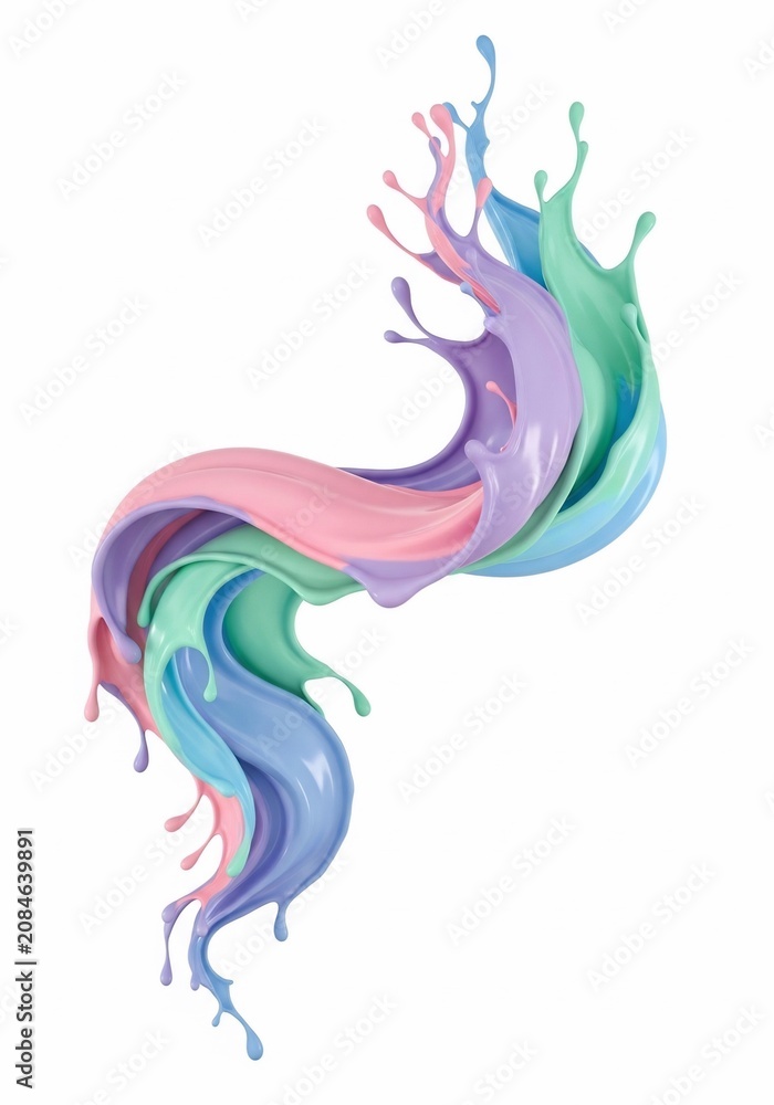 Obraz premium Ethereal Chroma Dance