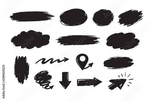 Set of comic speech bubbles