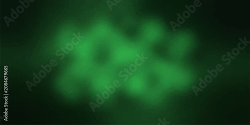 Canvastavla Abstract green smoke swirling and dancing in the darkness, creating an ethereal and mysterious atmosphere, hinting at unseen forces
