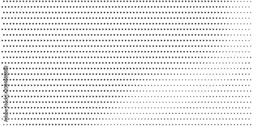Принти на полотні Abstract pattern of black triangles diminishing in size and density from left to