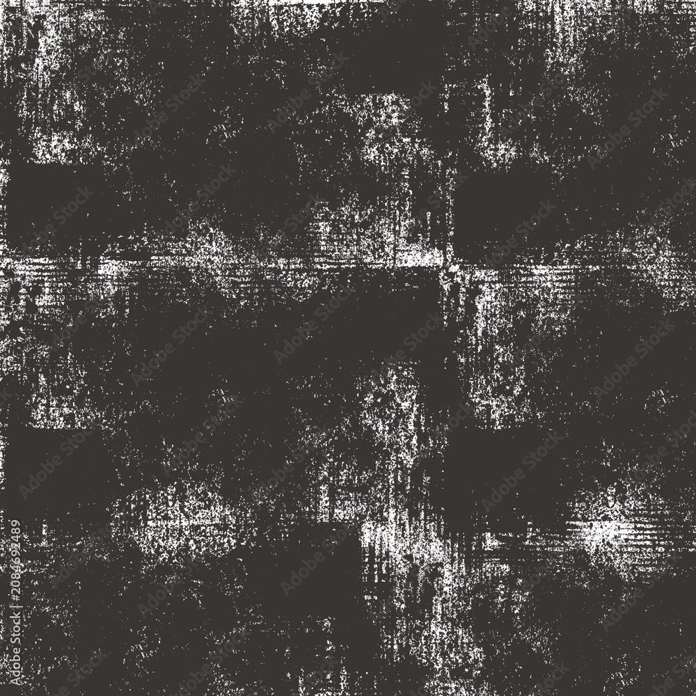 Fototapeta premium Distressed grunge texture background, black and white weathered overlay, vintage industrial noise pattern for graphic design and photo effects