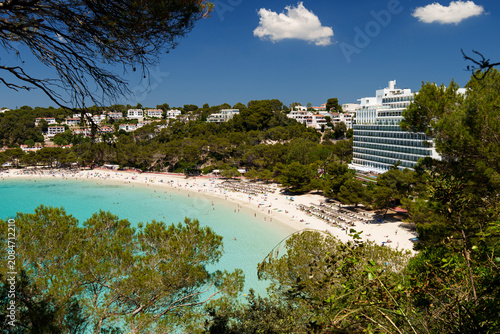 Konstfotografi Plages et criques de la côte de Minorque, près du village de Binibeca Vell, en Espagne