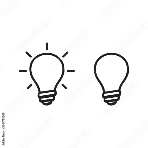 Fotografie Free Icon Vector, Free Bulb Icon Vector, Free Bulb Icon Victor-11