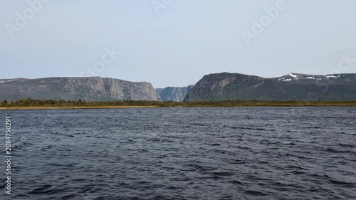 The Western Brook Pond in the Gros Morne National Park (Newfoundland, Canada)