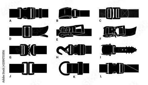 Canvastavla Knife Combat Belt Buckle Set with Black Tactical Straps, Blades and Accessories