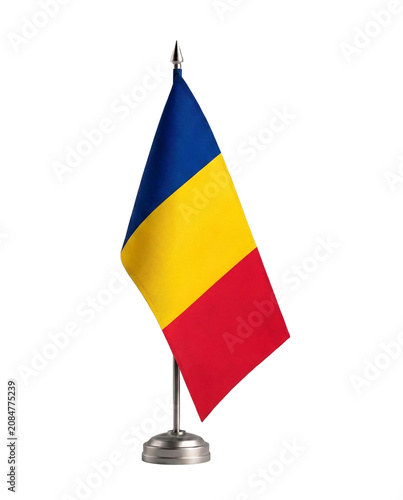 Chad flag isolated 3d 