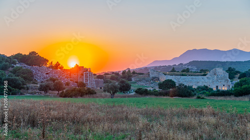 Photos Ancient Ruins of Patara at Sunset with Historic Amphitheater, Turkey