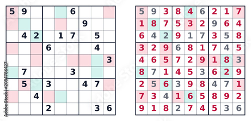 Photos Expert Sudoku Grid – Printable Expert Sudoku Worksheet, Advanced Logic Number Pu