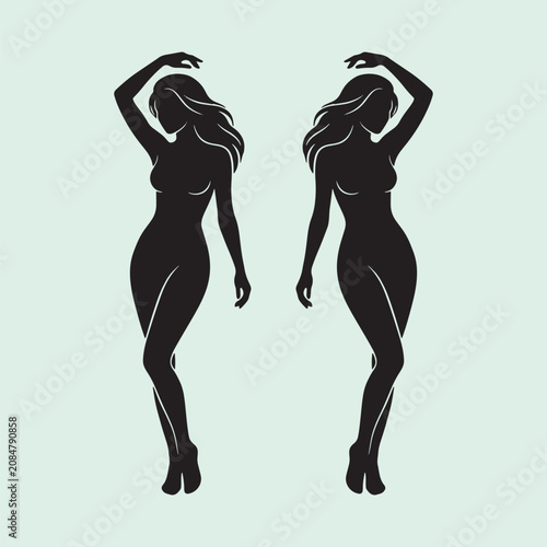 Female Silhouette Vector Collection