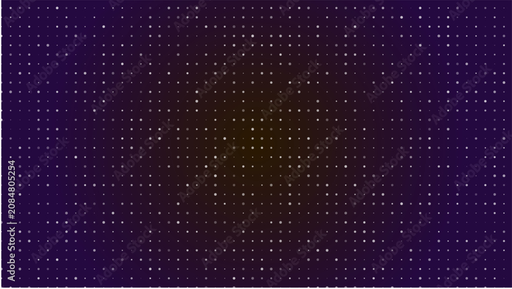 Fototapeta premium Purple gradient background, dotted texture, abstract design, dark purple, gold accents