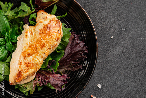 Canvastavla Grilled chicken breast meat poultry main course food preparation tasty snack fre