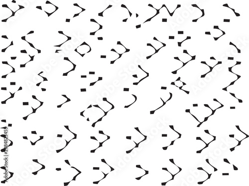 Abstract Wood Grain Texture Vector, Minimalist Black and White Timber Pattern Overlay, Natural Distress Line Art Background