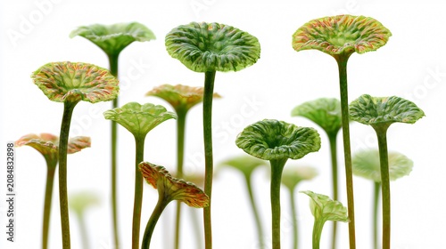 Detailed Exploration of Common Liverwort Marchantia polymorpha Gametangiophores