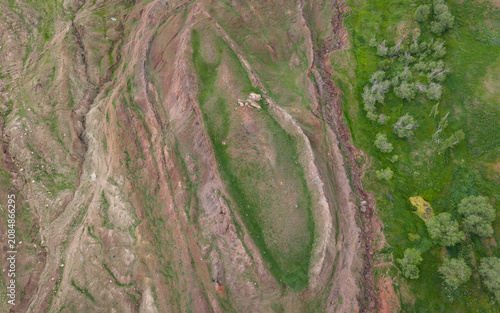 Mount Ararat (Agri Dagi) in Dogubayazit District of Agri Province Turkey and Concept of Noahs Ark Legendary Landscape