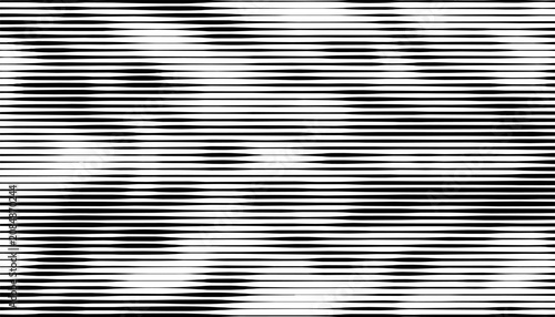 Canvastavla Black isolated on white background