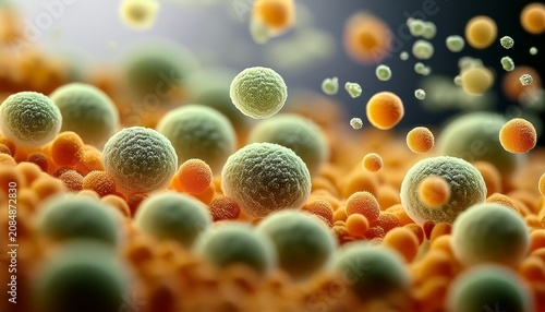 a close up image of airborne pollen particles causing seasonal allergies pollen allergies hay fever