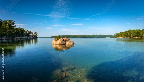 a serene view of table rock lake missouri calm waters peaceful and natural