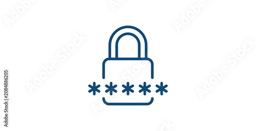 Padlock Password Security Icon