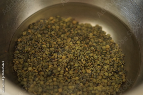Tableau sur toile lentils, grains, healthy food, organic food, home cooked, cooking, soaking lenti