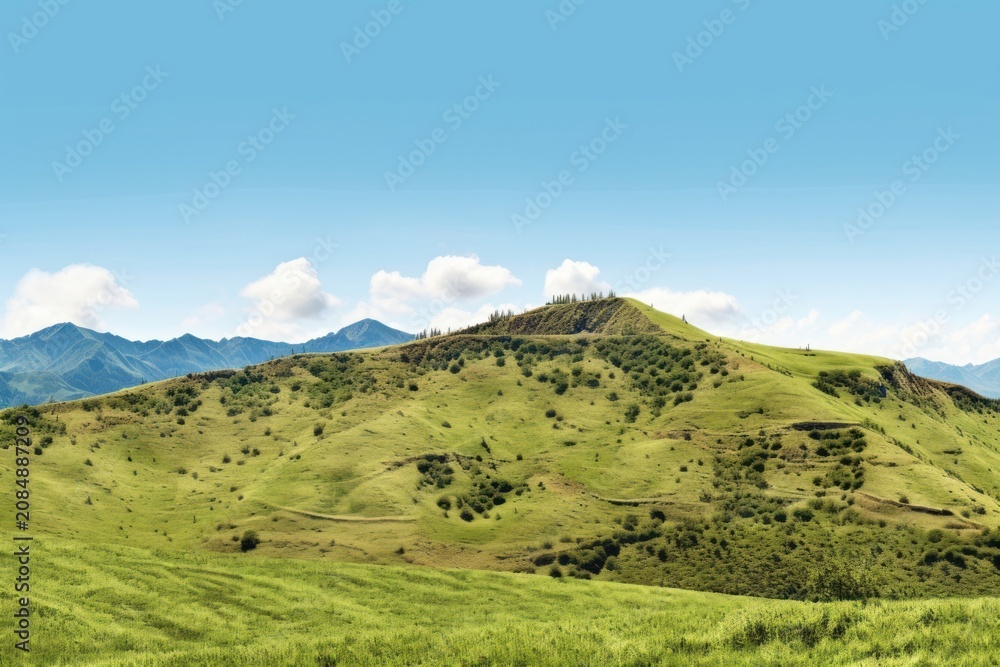 Fototapeta premium Hill landscape outdoors nature.