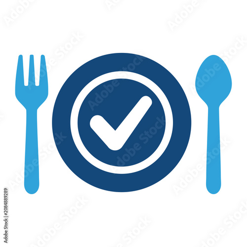 Meal benefits employee benefit modern flat icon illustration