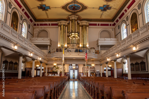 Картината върху платно St. Augustine's Roman Catholic Church – Organ View