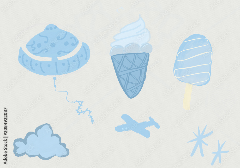 Obraz premium seamless pattern with clouds