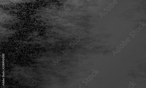 Soft, minimalist background in muted dark gray with blurred bokeh spots creating subtle depth. Fine horizontal texture adds sophistication without visual noise. Suitable for dark mode designs.
