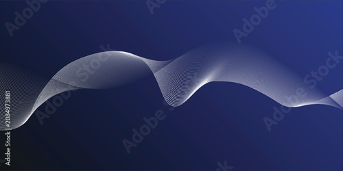 Abstract background design modern blue and white geometric elements vector illustration.